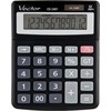 Men's Vector Vector KAV DK-222 office skaičiuotuvas, 12 digits, 103 x 137 mm, juodas