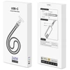 USB kabelis Vega ECOBOX* 240 W Type-C į Type-C pakabukas ant kaklo vaivorykštė rausvai mėlyna (36078)