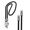 Kabelis USB Vega USB-C - USB-C Juodai-sidabrinė (36044)