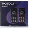 „Vega Mobiola MB200“ dviejų SIM kortelių raudonas mobilusis telefonas