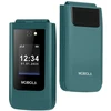 Vega TELEFONAS GSM MOBIOLA Telefonas su klapką žalia dla seniora MB4600 4G