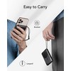 Nešiojamoji baterija, suderinama su „MagSafe Veger MagOn“ (VP1151 / W1151) PD QC3.0 2A 20W 10000 mAh, su belaidžiu įkrovimu, juoda