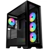 Vein X „VeinX“ korpusas GL29AL-BK, ATX, permatomas šoninis skydelis, 4 x 120 mm ARGB ventiliatoriai, ARGB šakotuvas, juodas