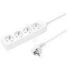 Velstro Prailgintuvas 4 lizdų su/be 10A 5m /OMY 3x1/ baltas PS-470 T-105690