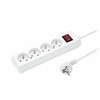 Velstro Prailgintuvas su jungikliu 4 lizdų su/u 16A 3m /OMY 3x1.5/ baltas PS-470WS T-973310