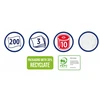 POPIER TUALET VELVET Baltas COTTON COMFOR