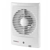 Ventika Aksinis ventiliatorius fi100 230V 14W 98m3/h 34dB su virveliniu jungikliu baltas FORTE D100M3WS