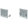 Ventika Vėdinimo grotelės MWR 250X180mm su tinkleliu ir tvirtinimo laikikliais baltos spalvos MWR250X180