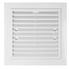 Ventika Vėdinimo grotelės MWR 300X300mm su tinkleliu ir tvirtinimo laikikliais baltos spalvos MWR300X300