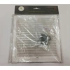 Ventika Vėdinimo grotelės MWR 300X300mm su tinkleliu ir tvirtinimo laikikliais baltos spalvos MWR300X300