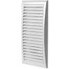 Ventika Vėdinimo grotelės su tinkleliu 142x298mm balta MW128
