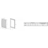 Ventika Vėdinimo grotelės su tinkleliu 172x247mm satinas MW127SAT