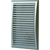 Ventika Vėdinimo grotelės su tinkleliu 193x188mm satinas MW123SAT
