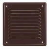 Ventika Vėdinimo apsauga iš plieno 250x250mm milteliniu būdu dažyta ruda WM250BR