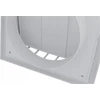 Ventika Sieninis išleidimo angas su atbuliniu vožtuvu ir gaubtu 187x187mm fi 125mm pilkas MW122AZPKGR