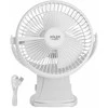 Ventiliatorius Adler Rechargeable Clip-on Desk Fan | AD 7342 | Table Fan | 5 W | Diameter 15.5 cm | Greičių skaičius 3 | Oscillation | Baltas