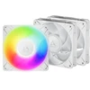 ARCTIC P12 PRO PWM PST A-RGB korpuso ventiliatoriai, 4-pin, 120mm, balti, 3vnt.