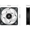Ventiliatorius Arctic P14 PWM PST RGB 0dB 3-pack + Hub (ACHAN00256A)