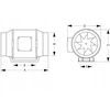 Ventiliatorius ARIL 75 ECO ortakinis ventiliatorius*