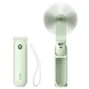 Jisulife rankinis ventiliatorius Life8 Plus Portable USB Fan with Power Bank Function 4500mAh and Flashlight – Žalias