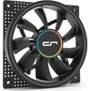 Cryorig Crona S PWM korpuso ventiliatorius, ARGB, 3er Pack – 120mm, juodos spalvos