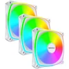 „Montech AX120 PRO PWM“ ventiliatorius, ARGB®, 3 vnt. pakuotė, 120 mm, baltas