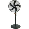 VOLTENO GRINDINIS VENTILIATORIUS Juodas 40cm APVALUS PAGRINDAS