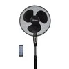 Volteno Juodas GRINDŲ VENTILIATORIUS + NUOTOLINIO PULTAS 40cm