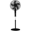 VOLTENO GRINDINIS VENTILIATORIUS Juodas + NUOTOLINIO VALDYMO PULTAS + EKRANAS 40cm
