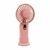 ATL DA669 Mini ventiliatorius usb rankinis stalinis rožinis