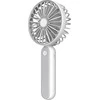 Ventiliatorius Platinet rechargeable fan 1200mAh, baltas/pilkas (45246)