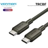 USB-C–USB-C jungtis, 1 m, juodas, TRCBF VENTION