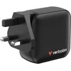 Wall Charger Verbatim Mini GaN 100W 3xUSB-C PD/1x USB-A QC juodas 32231