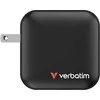 Wall Charger Verbatim Mini GaN 100W 3xUSB-C PD/1x USB-A QC juodas 32231