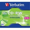 Verbatim CD-RW 80/700MB 12X SCRATCH RESISTANT jewel box - 43148