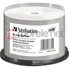 1x50 Verbatim DVD-R 4,7GB 16x platus, blizgus vandeniui atsparus spaudinys