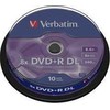 Verbatim DVD + R DL 8,5 GB 8x 10 vienetų (V43666)