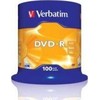 Verbatim DVD- R 4.7 GB 16x 100 vienetų (43549)