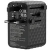 Verbatim Adapteris kelioninis EU/UK/US GaN 2xUSB-A/3xUSB-C PD 170W juodos spalvos 30190