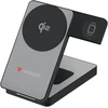 „Verbatim Charge ‘n’ Go Qi2 3-in-1“ magnetinė belaidė išorinė baterija, 10000 mAh, USB-C, Pilkas