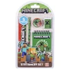 Vergionic Kids Euroswan - Priedai licencyjne Rinkinys mokyklinės prekės 5 dalys | Minecraft