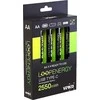 Verico LoopEnergy ličio jonų AA2550 baterija, USB-C, 4 vnt. pakuotė, mažmeninė kaina