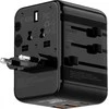 Verk Przejściówka Wtyczka Lizdas Adapteris Podróżny USA UK EU 2x USB 1x USB-C 20W