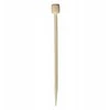 Verlo Bamboo Bambukinės maisto lazdelės, 7,2 cm, cilindro formos galais, 100 vnt.
