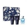 Versace rinkinys: Pour Homme tualetinis vanduo vyrams, 50 ml + Pour Homme balzamas po skutimosi, 50 ml + Pour Homme plaukų ir kūno losjonas visų tipų odai, 50 ml