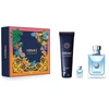 Versace rinkinys: Pour Homme tualetinis vanduo vyrams, 100 ml + Pour Homme dušo želė plaukams ir kūnui visų tipų odai, 150 ml + Pour Homme tualetinis vanduo vyrams, 5 ml *Miniatiūra