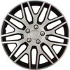 Versaco Ratų gaubtas 1 vnt. Dakar NC, juodas ir sidabrinis su chromuotais varžtais 15"