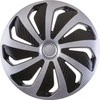 Versaco Ratų gaubtas 1 vnt. Wind, juodas ir sidabrinis 16"