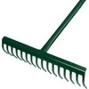 Grabie 16 dantų grėblys, metalinė rankena su gumine danga, ergonomiškas