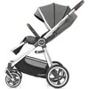 BabyStyle Oyster 3 stilingas vaikiškas vežimėlis | Pilkos/Sidabro spalvos "Mercury Silver"